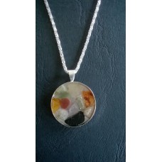 Gemstone Energy Pendant - Increased Energy, Tolerance, Love and Compassion.  Reference No. A4